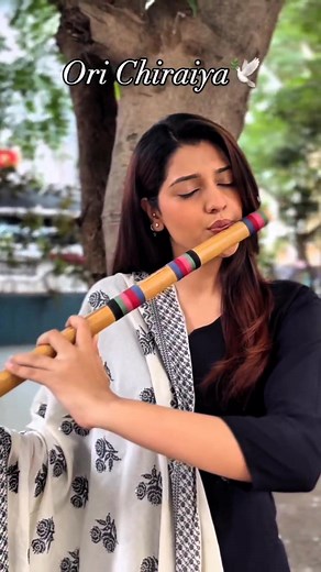 20K views · 707 reactions | O Ri Chiraiya — flute magic by the amazing Palak ji. The Golden Notes ✨ #reelschallenge #flutelove #musician #flutelife #music #love #flutemusic #flute #shorts | bollywood flute songs | Facebook