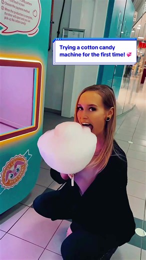 Trying a Cotton Candy Machine for the First Time!