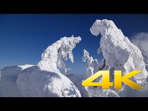 Zao Snow Monsters - Yamagata - 蔵王の樹氷 - 4K Ultra HD