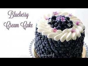 Blueberry Cream Cake