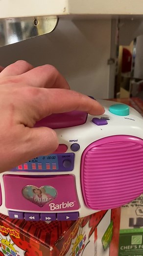 Barbie Dance with Me Boombox: 90s Nostalgia