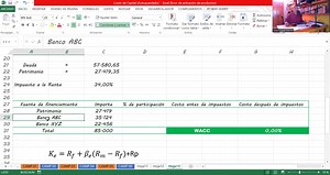 ¿Cómo calcular el WACC - Costo promedio ponderado de capital ? Una...