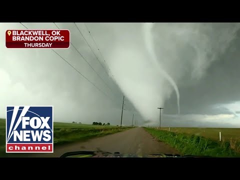WATCH: Rare ‘Fujiwhara effect’ tornadoes spotted in Oklahoma