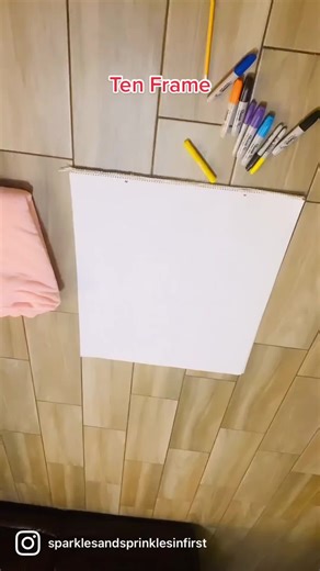 Ten Frame #teacher #teachersoftiktok #teachertips #teachertipvideos #firstgradeteacher #kindergartenteacher #classroomoftheelite #teachersontiktok #math #tenframes #makinglearningfun #blackeducator #teachertiptuesday #teachertiptok