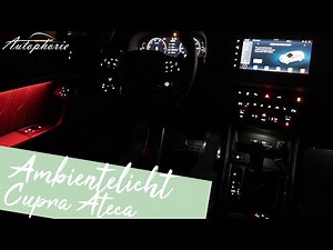 Ambientebeleuchtung im 2022 CUPRA Ateca #POVNightDrive [4K] - Autophorie Extra