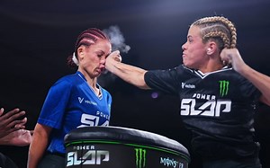 Power Slap 12: Paige VanZant vs. Mikael-Michelle Brown: Full video highlights
