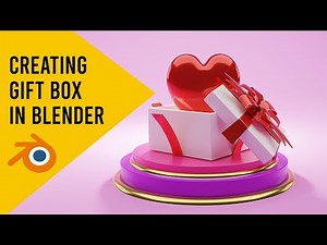 modelling gift box in blender