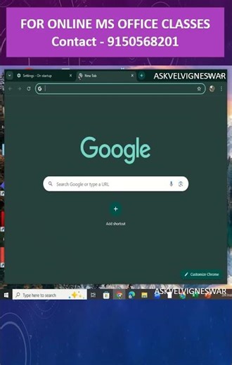 Most of You Don’t Know This Browser Trick 🔥 | Automatic Startup Tabs | AskVelvigneswar #tips #excel
