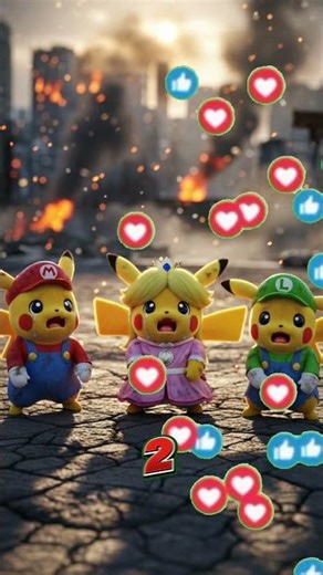 Mario Pikachu vs Mario Villains⚡🍄 | Epic Showdown