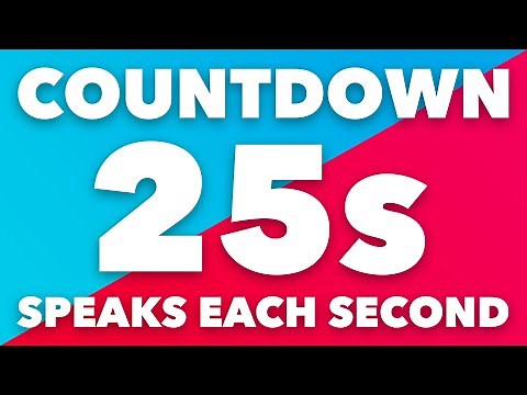 25 Second Timer with Voice Countdown