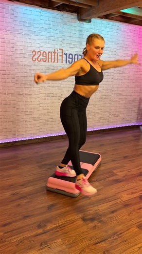 Christina Dorner | Check out the brand new step choreography! This is what you will learn in step aerobics number 460 on my YouTube channel. Intermediate two... | Instagram