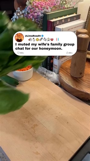 I muted my wife's family group chat for our honeymoon - storytime