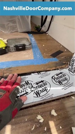 How to fix a leaking door by replacing the frame and threshold