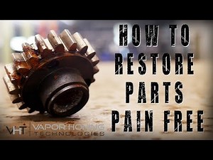 Easy way to restore gears and parts. Quick way to clean gears and parts. Vapor Blasting