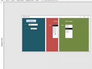 Workshop: Drag and drop with MS Access