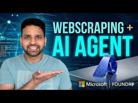 Web Scraping/Crawling with AI Agents | Crawl4AI + Microsoft Foundry Full Demo