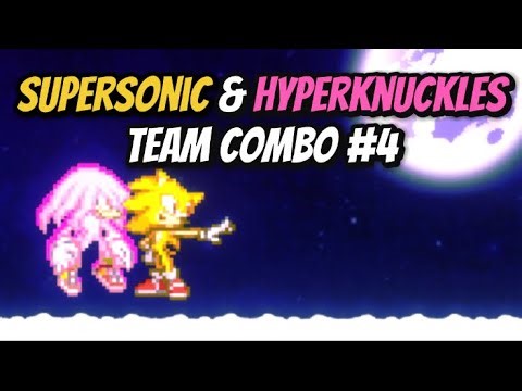 SuperSonic & HyperKnuckles Team Combo | SSF2 Mods