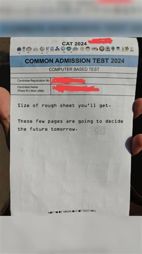 Quantifiers | The exact size of the sheets you'll get!! #catprep #catexam #cat2025 | Instagram