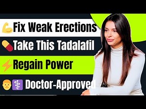 Men Over 60: 5 Tips for Using Tadalafil Correctly to Overcome Penis Issue | Advice for Elderly!