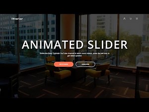 How To Make Image slider With Animation Using HTML And CSS | Web Design With Animation