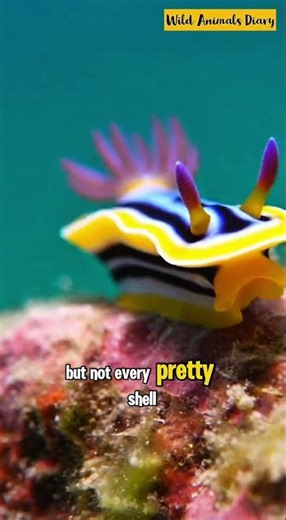 🦑 Cone Snail vs 🐚 Sea Slug — Slow but Lethal #wildanimalsdiary #shorts