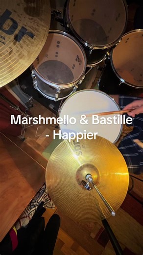 Marshmello & Bastille - Happier #CapCut #happier #marshmallow #drumcover #pourtoi