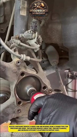 Wheel Hub & Bearing Removal Made Easy | Fast Auto Repair Technique