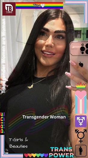 Male to Female Transgender Woman - Tina🤍 #transgender #viral #shorts #confidencewins