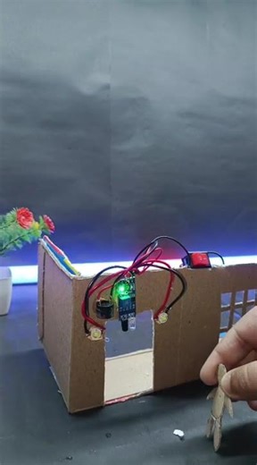DIY Security Alarm System 😱 | Motion Sensor Alarm #shorts