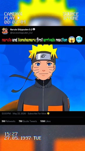 naruto and konohamaru first arrivals reaction #kushina #minato #boruto #hinata #naruto #himawari