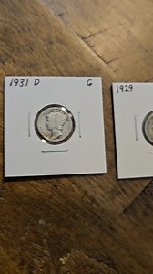 Winged Liberty Head Silver Mercury Dime 1929-1931 Pick Your Date and Grade - Etsy