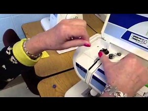 How to thread an Elna sewing machine. By: Cathleen Johnson