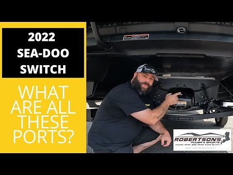 Sea-Doo Switch Pontoon Flush Port, Drain Plugs and Exhaust Port