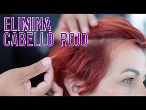 Tutorial: Como eliminar tinte rojo del cabello maltratado | Omar Kuri