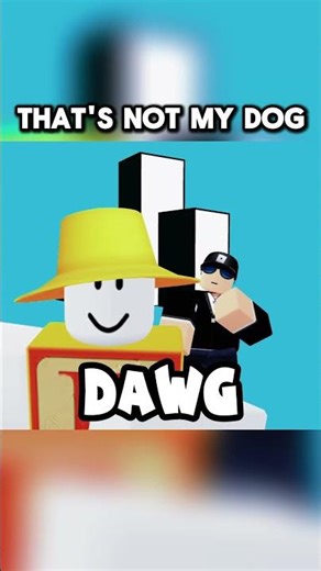 That's My Dawg | Roblox Meme #roblox #shorts #meme