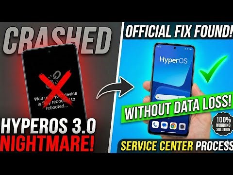 Redmi Note 14 5G | Poco M7 Pro | Hyper OS update issue Resolved without losing data