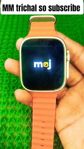 moj in T10 ultra smartwatch 😱 💯 | #ytshorts #shortsfeed #t800ultrafeatures #t500 #applewatch