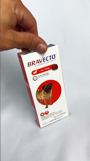 Antipulga Carrapato Bravecto Cães De 4,5 Kg A 10 Kg