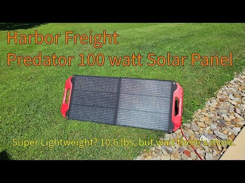 Predator 100 solar panel