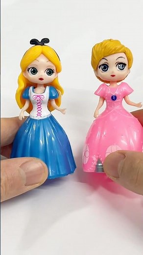 Cute miniatures little Disney princess dolls