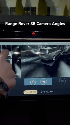 Check out the reverse camera on the NEW Range Rover SE | #shorts #tech