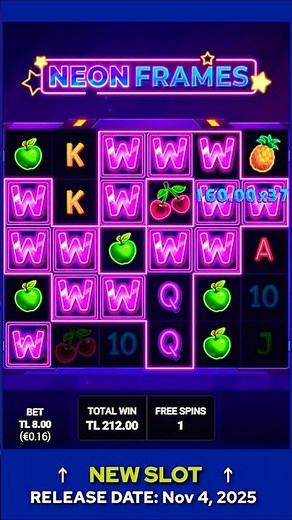 Big Win of Today: Nov 10, 2025 #NeonFrames #newslot