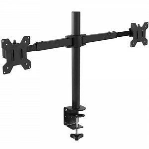 VIVO Telescoping Dual 21" to 32" Monitor Mount, Heavy Duty Desk Stand