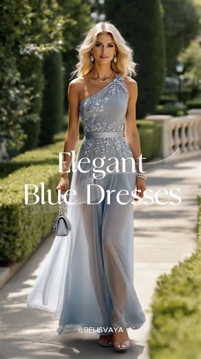 8 Blue Dresses for Modern Women | BELISVAYA Style 🕊 #shorts