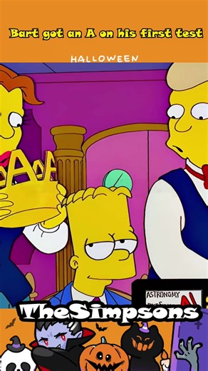 Bart's First Test Success in The Simpsons