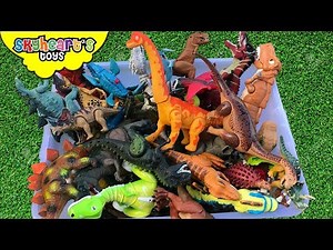 Dinosaur FIGHT in Box! Skyheart Toys dino battle surprise jurassic creatures kids trex