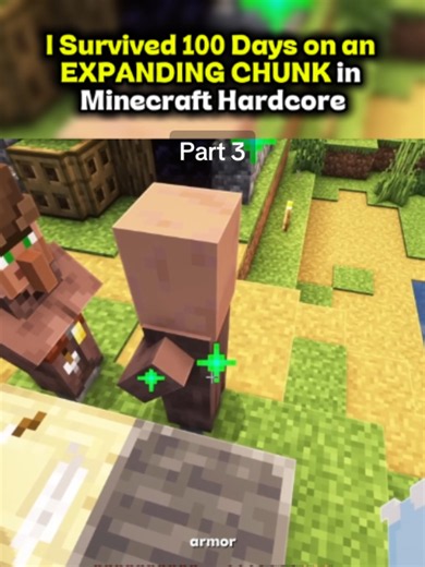 Survived 100 Days on an Expanding Chunk — Minecraft Hardcore