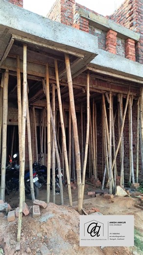Cantilever structure without beam #civilart #construction #cantileverbeam #cantileverdesign