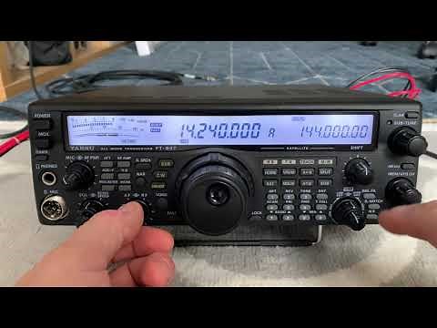 Some brief thoughts and a quick audio test on the Yaesu FT-847 HF/VHF/UHF/Satellite transceiver