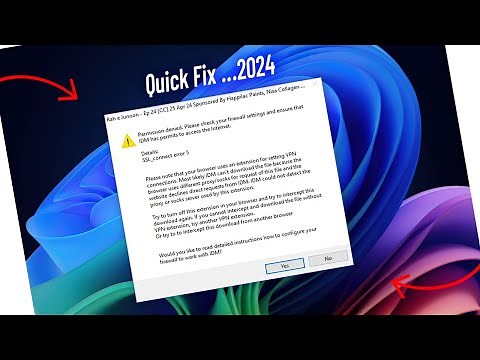 IDM Permission Problem | IDM Permission Denied Please Check Your Firewall Settings (Windows 10) 2024